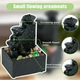 thumbnail image 3 of HLONK 20004744701to Plastic Tabletop Water Fountain with LED Light Indoor  Black, 3 of 10