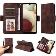 thumbnail image 4 of Funda GANGXUN para Samsung Galaxy A12 5G con diseño acolchado elegante, cuero PU, protección total y ajuste preciso, 4 of 5