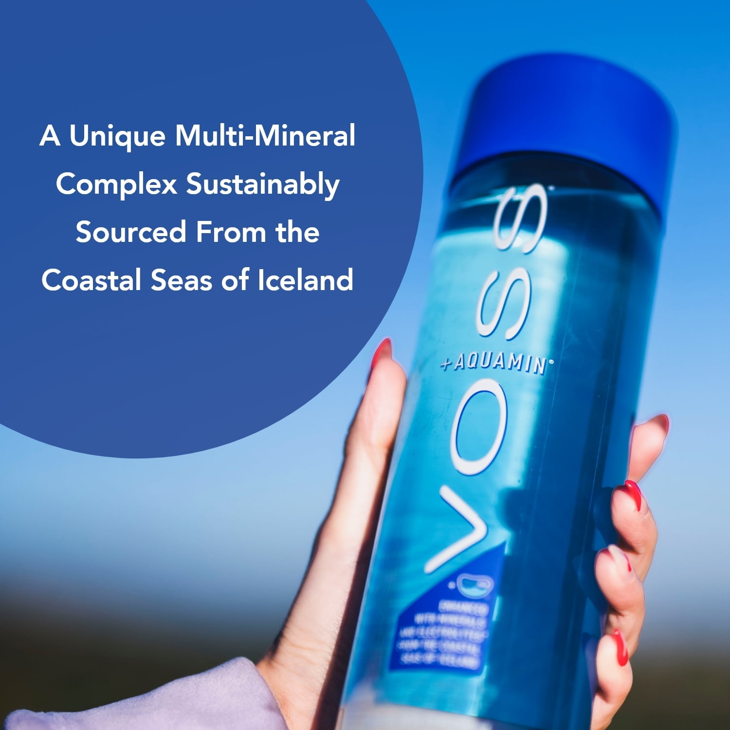 VOSS Water + Aquamin Still 28.74 oz Bottles, 12 Pack