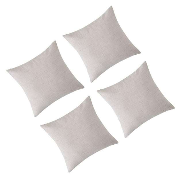 Cream colored top pillow covers
