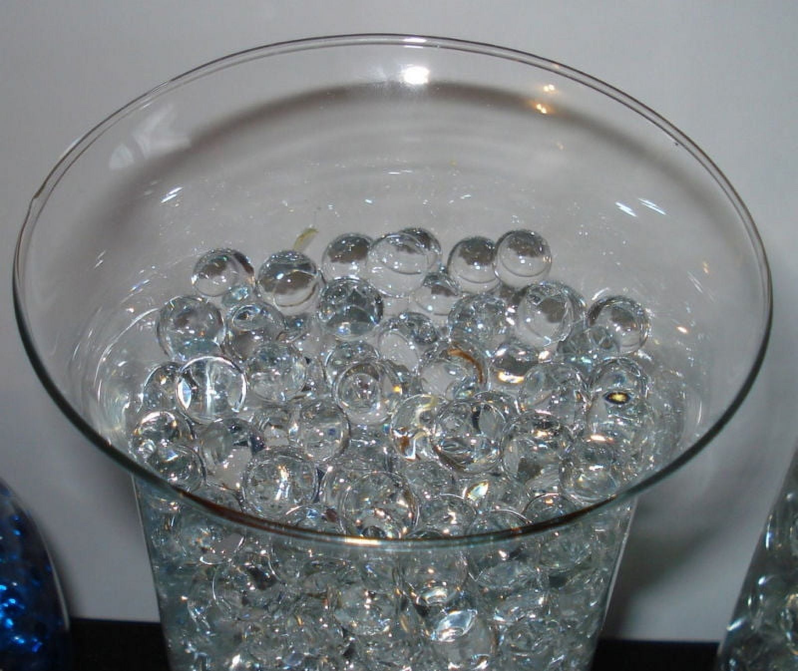 Clear Deco Beads - 8 Ounce Jar Makes Over 6 Six Gallons - Beads Hold Water