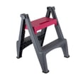 thumbnail image 3 of Escalera plegable con pedal antideslizante, versátil, liviana, de 330 lb, para lavado de autos, de 2 escalones, para la vida diaria, construcción Rojo, 3 of 9