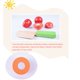 thumbnail image 5 of Los niños fingen el rol de juego de la casa de juguete que corta frutas de madera de madera cocina cocina para bebés juguetes educativos tempranos Guardurnaity WJ4045-00B, 5 of 7