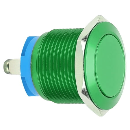 Pushing Button Factory Blue Push Button Switch, Safe To Use Metal Push Button Switch For Factory ...