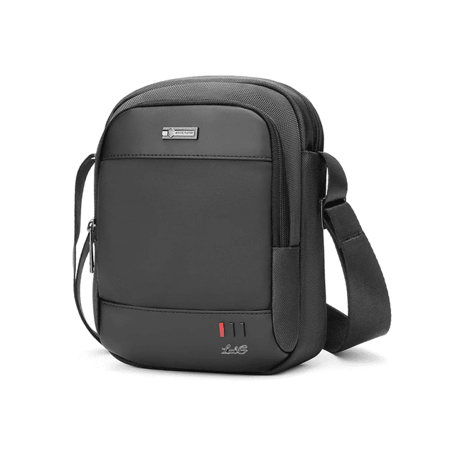 Bandolera Impermeable Urbana Lab.G, Negro Hombre
