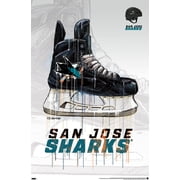 NHL San Jose Sharks - Drip Skate 21 Wall Poster, 22.375" x 34"