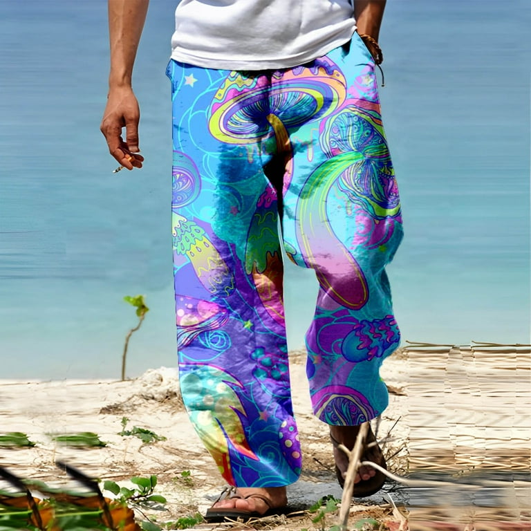 YUHAOTIN Joggers for Men with Zipper Pockets Polyester Lined