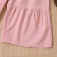 thumbnail image 5 of Gerichy Girls Summer Outfits, Spring And Summer Girls And Children's Flying Sleeve Shirts And Bud Pants Solid Color Casual Two Piece Suit, 5 of 8