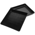 thumbnail image 6 of HEALEEP 4pcs Plastic Plant Pot Saucer Rectangle Plant Saucers Drip Tray Flower Pot Drip Trays, 6 of 8