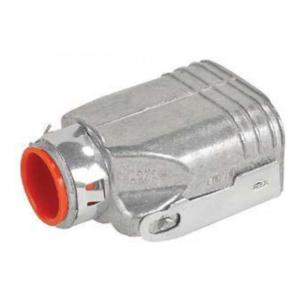 10 Pcs, 3/8 In. DoubleSnap Duplex Connector For Bx/Mc Cable to Snap In