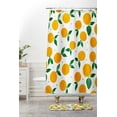 thumbnail image 2 of Society6 Angela Minca Tangerine Pattern Yellow Bath Mat 34" x 21", 2 of 3