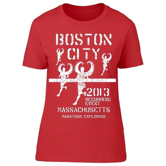 Boston Marathon 2013 T-Shirt Women -Image by Shutterstock, Female XX-Large