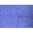 thumbnail image 1 of Ahgly Company Indoor Rectangle Solid Blue Modern Area Rugs, 4' x 6', 1 of 4