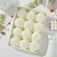 thumbnail image 2 of Christmas Tree Decorations Knitted Wool Christmas Tree Ball Pendant Practical Window Scene Layout Decor Christmas Tree Ornaments, 2 of 9