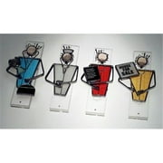 Judaica Kingdom SF-MZ-3203-23 Handmade Glass & Stained Glass Mezuzahs - Professionals Mezuzah II- Realtor, Teacher,