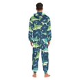 thumbnail image 4 of FORMRS Onesies Pajama for Adults Unisex Hoodie Winter Jumpsuit One Piece Sleepwear, Sizes S-2XL, Sharks Pattern, 4 of 7