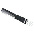 thumbnail image 2 of Salon Peine de pelo profesional Resistencia a altas temperaturas Peine de masaje antiestático Peine de peluquería Peine de cinco agujas Herramientas de peinado para peluquería （CB970）, 2 of 5