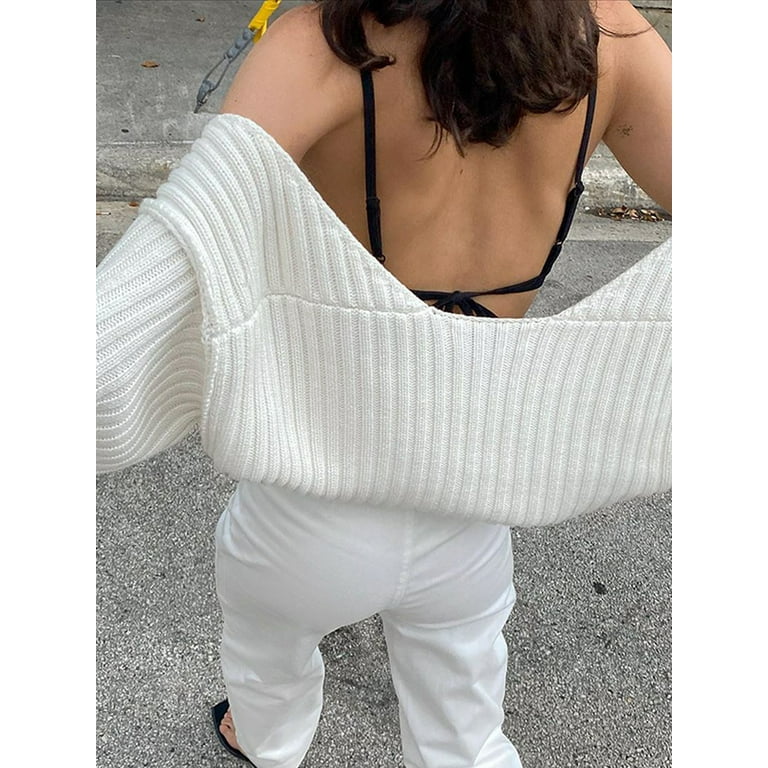 Puff Sleeve Sexy Cardigan for Women Long Sleeve Open Front Sweater