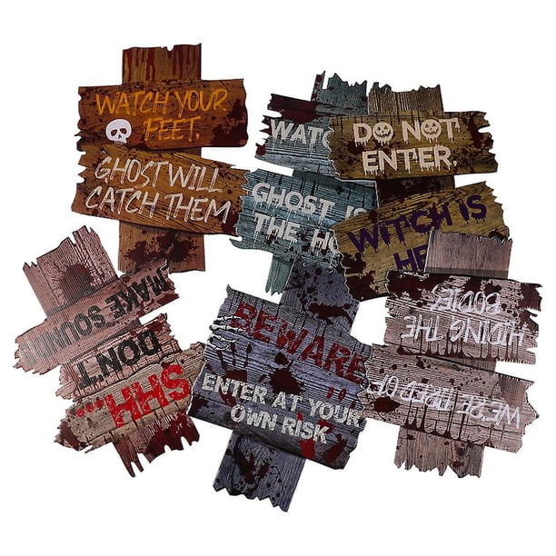 juego de letreros de jardín de Halloween para decoraciones de Halloween