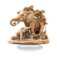 thumbnail image 2 of BKER Adorable 2D Elephant Acrylic Decoration Tabletop & Garden Ornament, 2 of 5