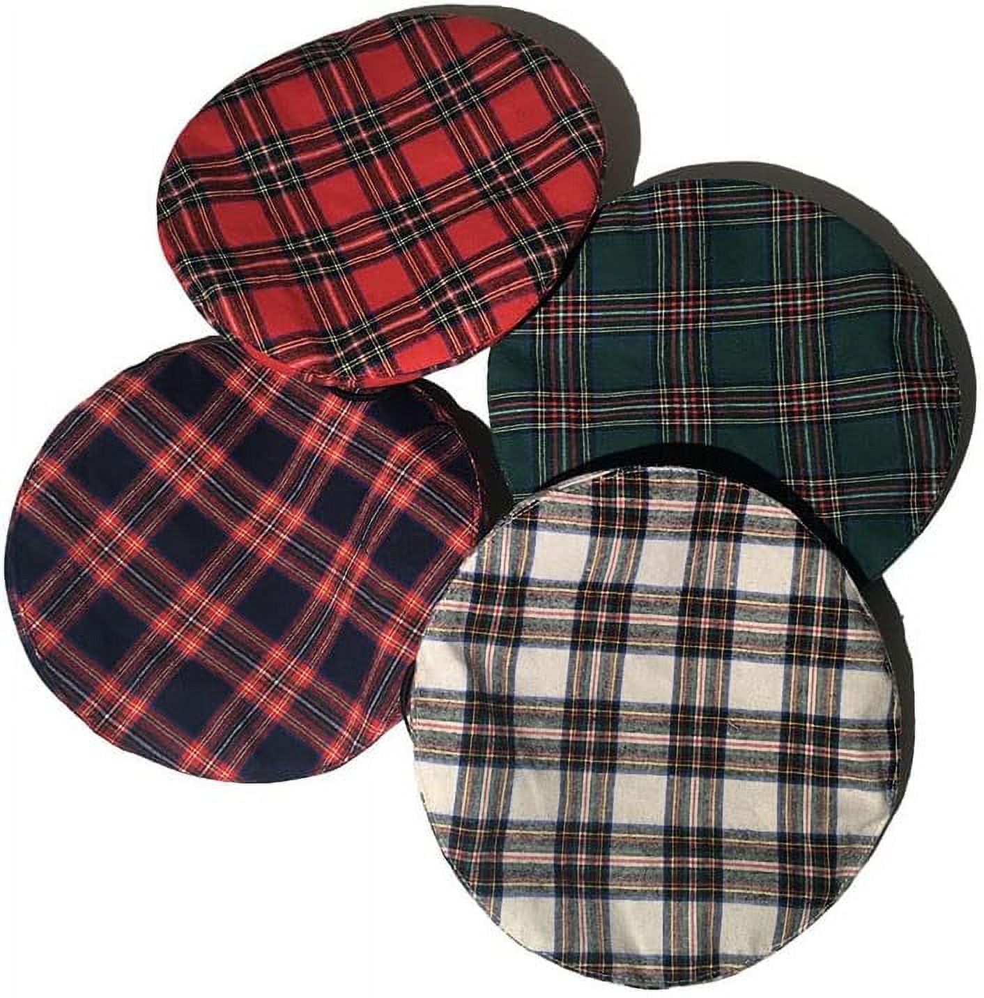 LinYooLi Women Winter Plaid French Beret Hat Tartan Check 