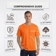 thumbnail image 3 of Gildan High Visibility Safety Work Reflective Short Sleeve T-Shirt for Men, (Safety Green Pack 4, L), 3 of 9