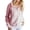 Pink, variant on Vedolay Sweatshirt for Women Fashion Printed Crew Neck Long Sleeves Shirt with Pocket Clothes for Women Beige,M