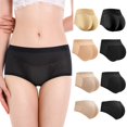 thumbnail image 3 of FUZHIQ High Waist Lifter Panties for Women Breathable Mesh Padded Underwear Seamless Enhancer Shapewear with Tummy Control Invisible Booty Lift Pads, 3 of 3