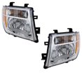 thumbnail image 2 of For 05-07 Pathfinder & 05-08 Frontier Pickup Headlight Headlamp w/Bulb SET PAIR, 2 of 5
