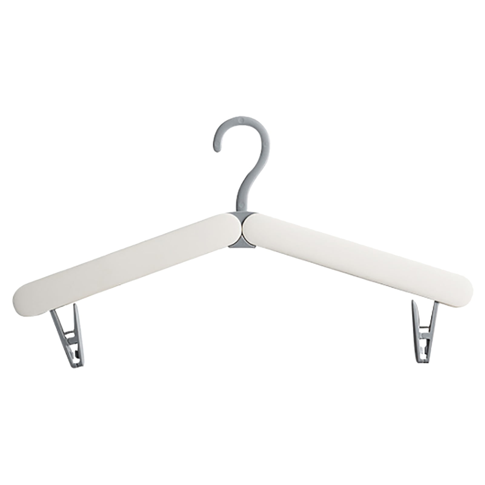Cloth Rack Travel Hanger Non-Slip Plastic Drying Clothespin Trouser Foldable