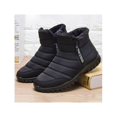 

Avamo Mens Warm Snow Boots Winter Warm Ankle Boots Boots Winter Shoes for Men