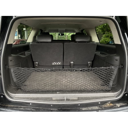 Envelope Style Trunk Cargo Net for Cadillac Escalade Base Luxury Platinum Edition Premium 2010-2014