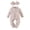 #05 White, variant on Akiihool Little Girl Romper Baby Boy Girl Solid Romper Ribbed Knit Long Sleeve One Piece Jumpsuit Clothes White,0-3 Months