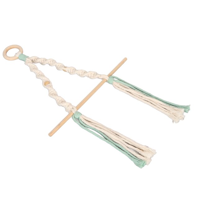 Soporte Para Toallas De Papel De Macramé, Toallero De Macramé De 20,1 Pulgadas De Largo, Gancho Colgante Retro Para Inodoro