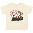 thumbnail image 3 of Inktastic Tis the Season Christmas Train Boys or Girls Toddler T-Shirt, 3 of 5