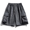 thumbnail image 2 of FRSASU Men's Athletic Hiking Shorts Water Resistant Quick-Dry Lightweight Outdoor Sweat Shorts with Zipper Pockets Gray, 2 of 4