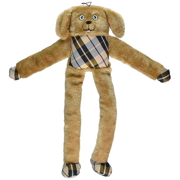 Lanky Large Squeaky Plush Dog Toy, Dog, Lanky toys have long, flappable arms By ZippyPaws