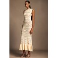 thumbnail image 4 of Vestido Bellabarnetten Verga sin mangas con cuello redondo y remaches doblados, 4 of 6