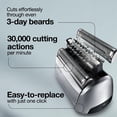 thumbnail image 3 of Braun Series 8 Electric Shaver Head Replacement Cassette – Silver, 3 of 7