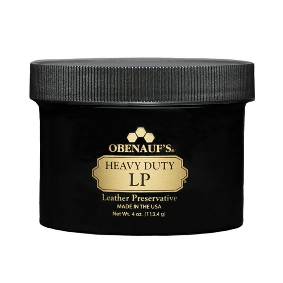 Obenauf's Heavy Duty LP Leather Conditioner Natural Oil Beeswax Formula (4oz)