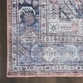 thumbnail image 6 of Nourison Brilliance Machine Washable 5'3" x 7'3" Blue/Multi Vintage Indoor Rug, 6 of 10