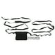 thumbnail image 1 of Kit portátil para colgar carpas al aire libre con 8 mosquetones para senderismo, pesca, viajes, tendedero impermeable para acampar, 1 of 8