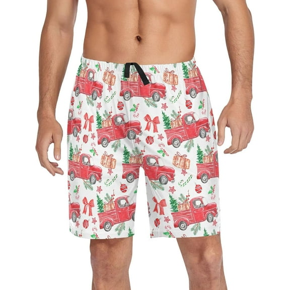 CROPD Pajama Shorts Mens Pajama Bottoms for Men Pjs Lounge Sleep Shorts with Pockets