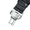 Black - Silver, variant on 20mm Black Alligator Watch Band Men, Soft Leather Watch Strap, Deployment Clasp Wristbands, Replacement Butterfly Buckle Quick Release, Vintage Gift for Father's Day Dad Son Husband DH-01D-S-20MM