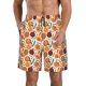 thumbnail image 1 of Balery Hot Fresh Pizza Traje de Baño Estilo Hawaiano para Hombre, Shorts de Secado Rápido con Bolsillos-XX-Large, 1 of 6