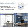 thumbnail image 3 of Bouton d'Alimentation PC de Bureau, Interrupteur Mécanique USB pour Ordinateur, Interrupteur Rétroéclairé Bleu, Plug and Play Interrupteur d'Alimentation PC Externe DIY pour Bureau Gaming, 3 of 8