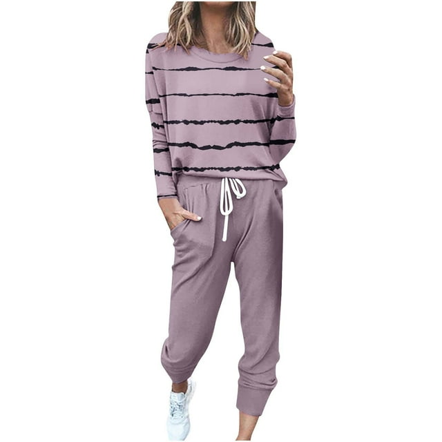 Fanxing Plus Size Fall Outfits for Women Sweat Suits for Womens Two Piece Sets Tracksuit for Women Set Lounge Sets for Women Long Pants Athleisure Set Men