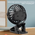 thumbnail image 7 of Multi-Functional Clip-On Desk Fan with USB Rechargeable Battery, Wall-Mountable Mini Fan with Night Light, 7 of 7