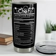 thumbnail image 4 of Gifts for Women Men Chef Tumbler 20oz Chef Stainless Steel Insulated Tumblers Coffee Travel Mug Cup Chefs Gifts for Birthday Christmas Cook Lovers Gift, 4 of 7