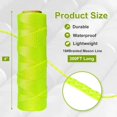 thumbnail image 2 of PinesC Mason Line String Line,300 Ft Length Nylon Twine,18 Braided Nylon String for Gardening Or Masonry Tools,Twine String for Gardening,Yellow, 2 of 5